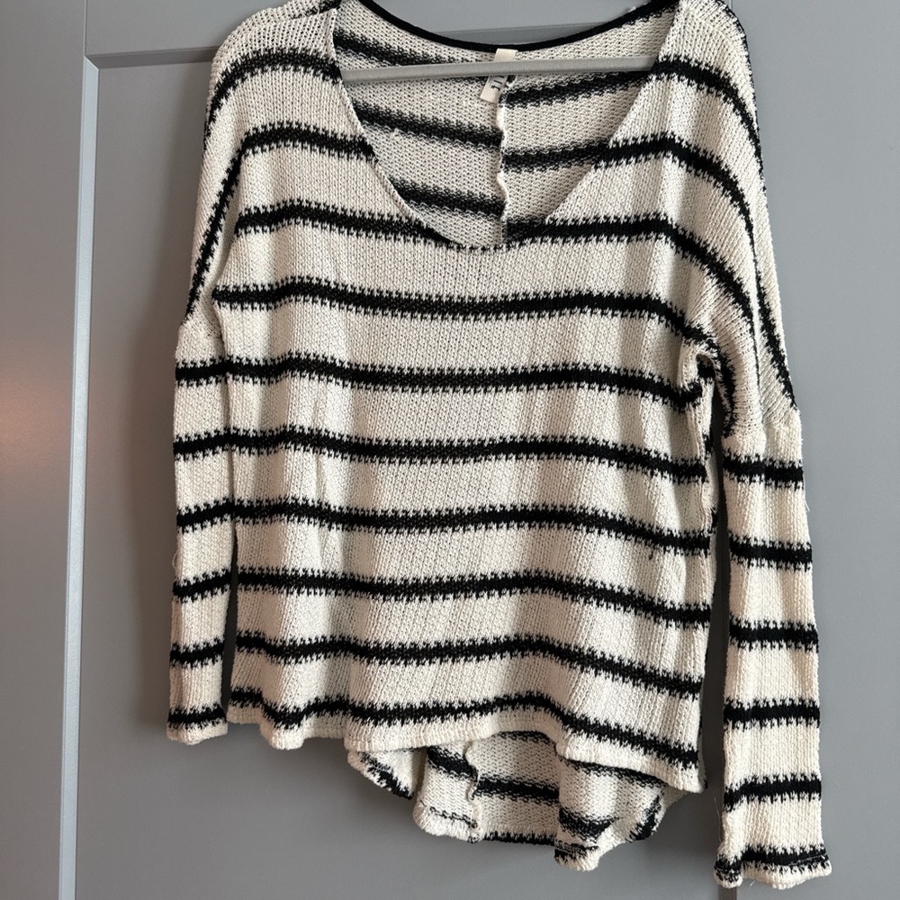 Striped Knit Sweater